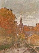 Claude Monet Street in Fecamp china oil painting artist